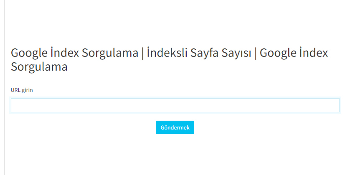 Google İndex Sorgulama | İndeksli Sayfa Sayısı | Google İndex Sorgulama