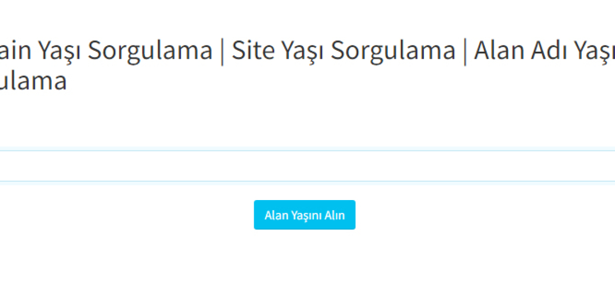 Domain Yaşı Sorgulama | Site Yaşı Sorgulama | Alan Adı Yaşı Sorgulama