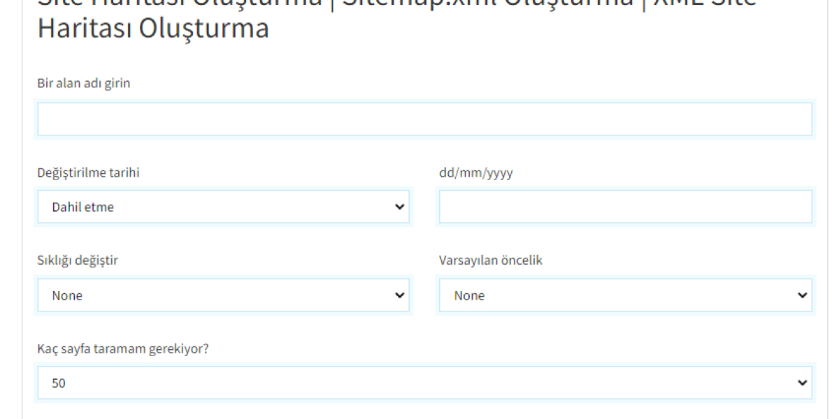 Site Haritası Oluşturma | Sitemap.xml Oluşturma | XML Site Haritası Oluşturma