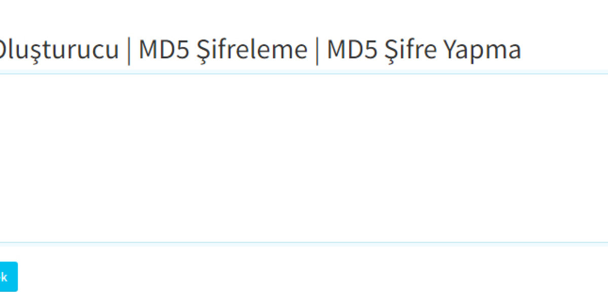 MD5 Oluşturucu | MD5 Şifreleme | MD5 Şifre Yapma