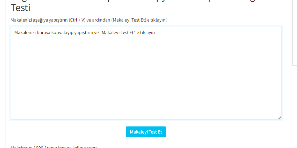 Özgün Makale Kontrol | Makale Kopya Kontrol | Metin Özgünlük Testi