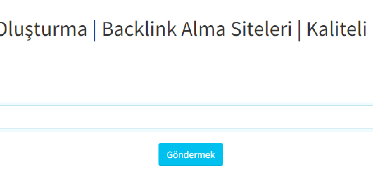 Backlink Oluşturma | Backlink Alma Siteleri | Kaliteli Backlink Listesi