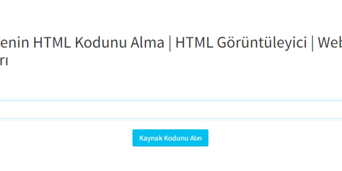 Bir Sitenin HTML Kodunu Alma | HTML Görüntüleyici | Web Site Kodları